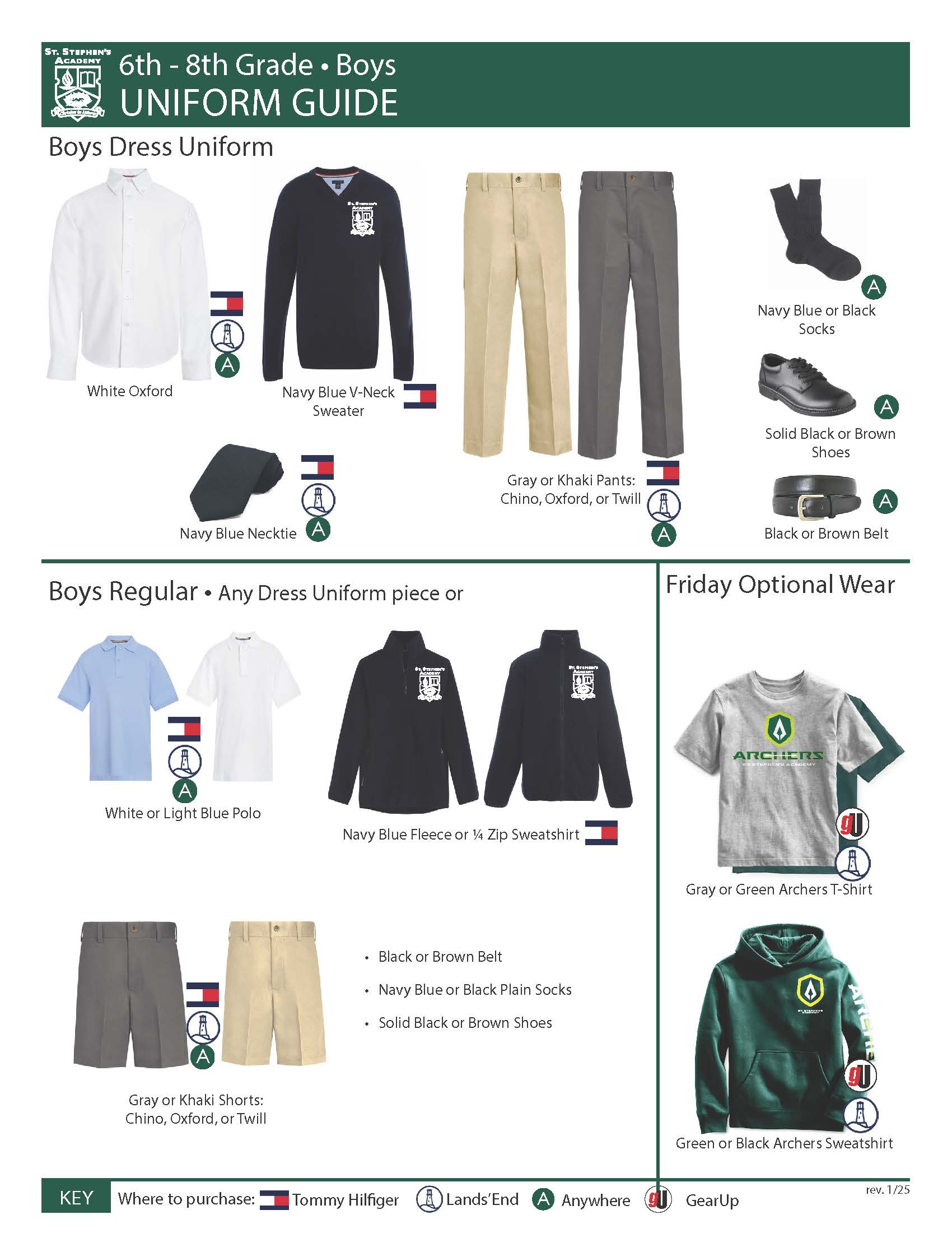 Uniforms -