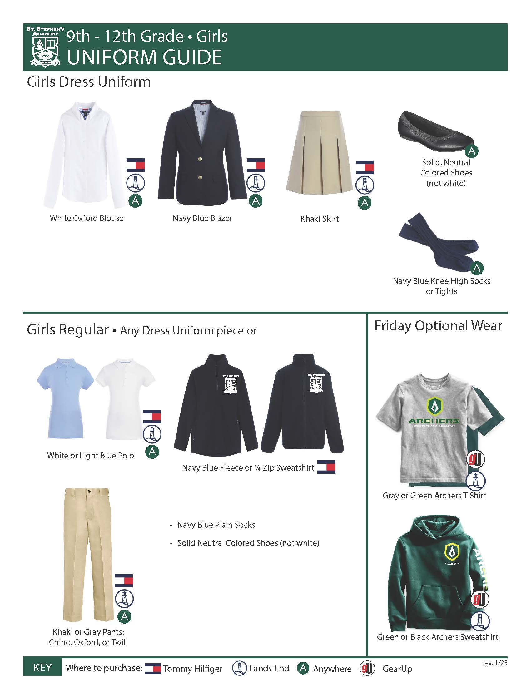 Uniforms -